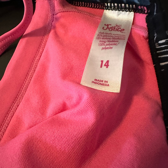 Justice Girls 2piece Swimsuits Bundle (2) size 14 - Picture 6 of 7